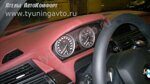 Перетяжка торпедо кожей BMW X6